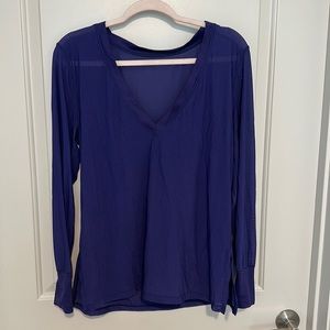 Purple Sheer lululemon longsleeve top